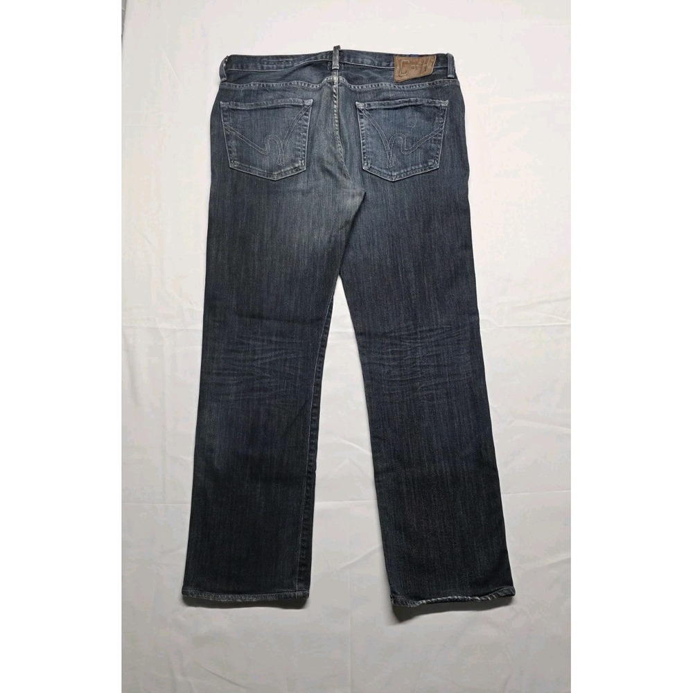 Citizens Of Humanity Jeans Mens 36x31 Blue Sid Straight Stretch Denim Made USA - Picture 9 of 10